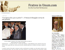 Tablet Screenshot of fratresinunum.com